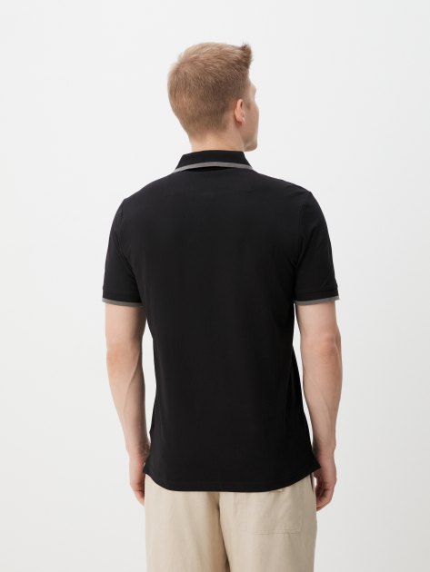 Мужское поло GUESS LYLE SS POLO, Артикул M4RP60K7O64, черный | 4251693. Ракурс 4 Мужское поло GUESS LYLE SS POLO, Артикул M4RP60K7O64, черный | 4251693. Ракурс 4