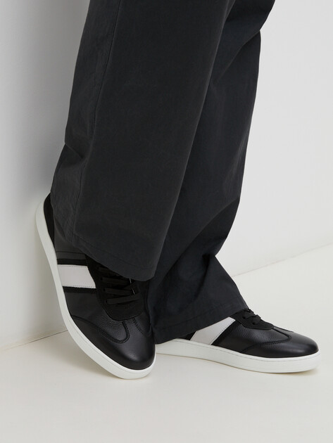 Мужские кеды MAISON DAVID, Артикул TM3070F-15, черный | 4251895. Ракурс 2