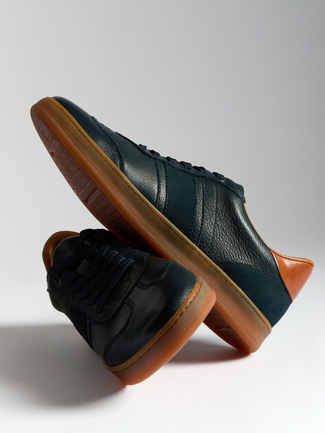 Мужские кеды MAISON DAVID, Артикул TM3070F-15, темно-синий | 4251911. Ракурс 6