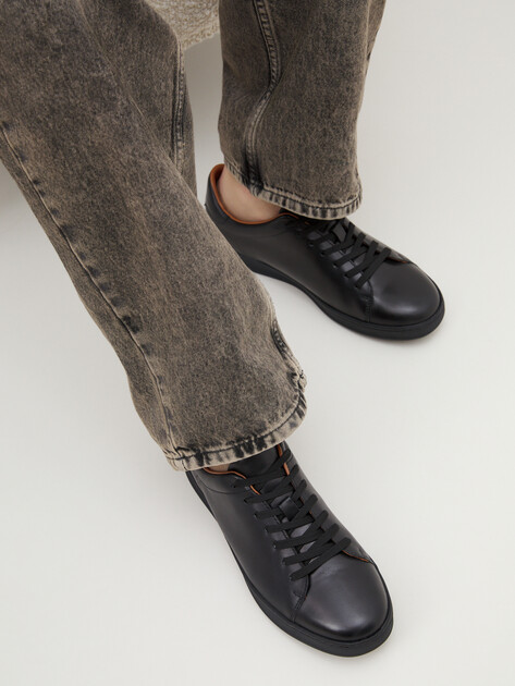 Мужские кеды MAISON DAVID, Артикул TM3070F-19, черный | 4252137. Ракурс 2