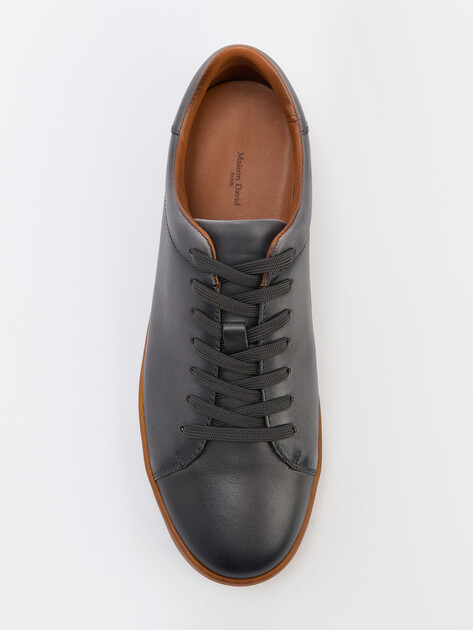 Мужские кеды MAISON DAVID, Артикул TM3070F-19, темно-серый | 4252233. Ракурс 5