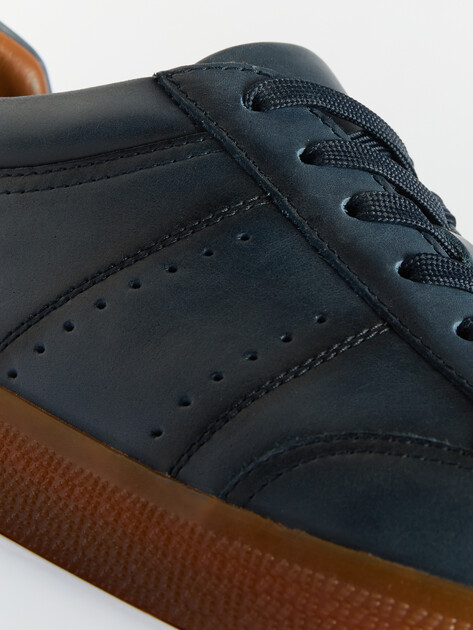 Мужские кеды MAISON DAVID, Артикул TM3238D-1, серо-синий | 4252602. Ракурс 6