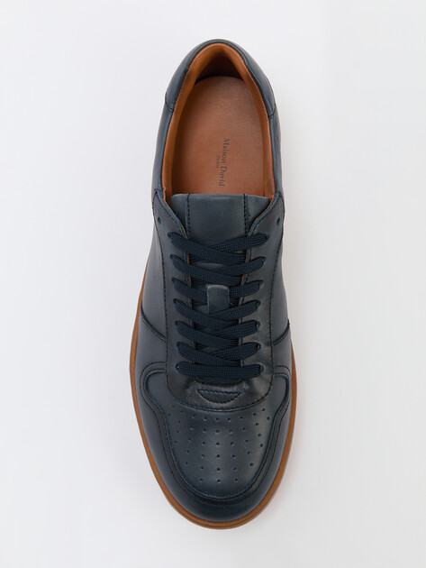 Мужские кеды MAISON DAVID, Артикул TM3079T-21, серо-синий | 4252764. Ракурс 5