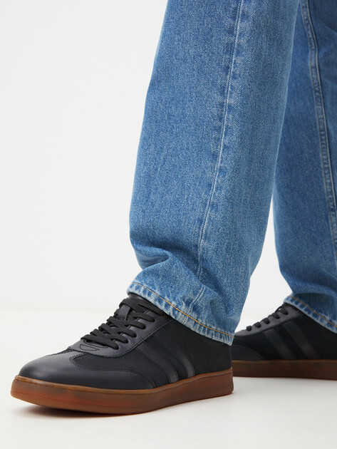 Мужские кеды MAISON DAVID, Артикул TM3070F-20, антрацитовый | 4253054. Ракурс 2