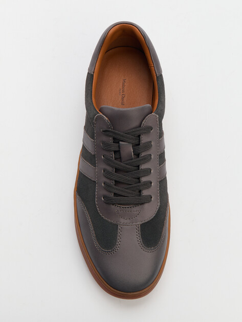 Мужские кеды MAISON DAVID, Артикул TM3070F-20, темно-серый | 4253150. Ракурс 5