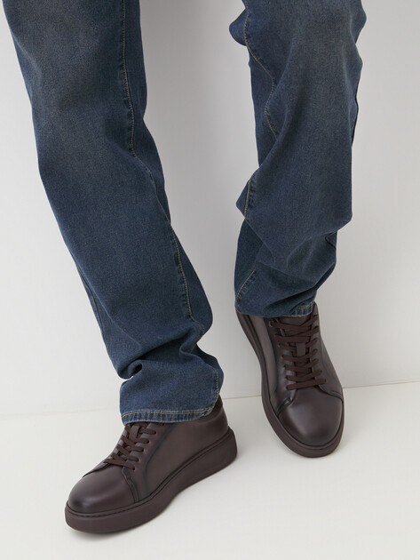 Мужские кеды MAISON DAVID, Артикул TM3124F-8, шоколадный | 4253369. Ракурс 2 Мужские кеды MAISON DAVID, Артикул TM3124F-8, шоколадный | 4253369. Ракурс 2