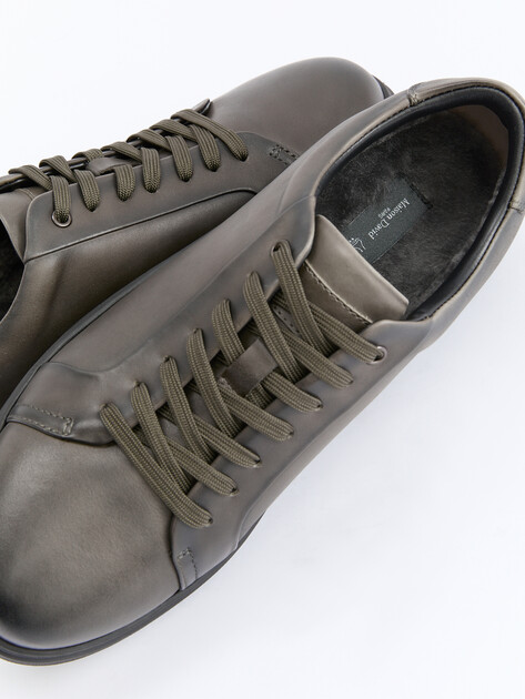 Мужские кеды MAISON DAVID, Артикул TM3124F-8, серовато-зеленый | 4253441. Ракурс 6