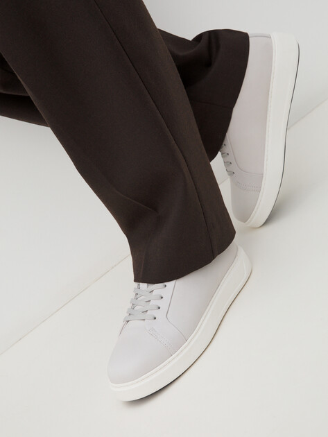 Мужские кеды MAISON DAVID, Артикул TM3124F-8, бледно-серый | 4253457. Ракурс 2