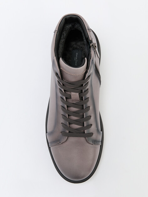 Мужские высокие кеды MAISON DAVID, Артикул TMH3124F-7, бежевато-серый | 4253749. Ракурс 5 Мужские высокие кеды MAISON DAVID, Артикул TMH3124F-7, бежевато-серый | 4253749. Ракурс 5