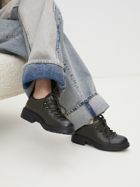 Женские полуботинки MAISON DAVID, Артикул TM3067F-1, темно-зеленый | 4253779. Ракурс 2