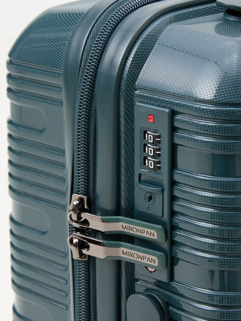 Чемодан MIRONPAN, Артикул 23101 S, серо-зеленый | 4254045. Ракурс 3