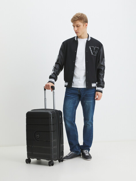 Чемодан MIRONPAN, Артикул 23101 M, черный | 4254064. Ракурс 2