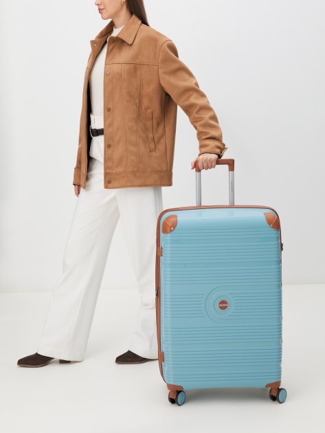 Чемодан MIRONPAN, Артикул 23101 L, голубой | 4254091. Ракурс 2