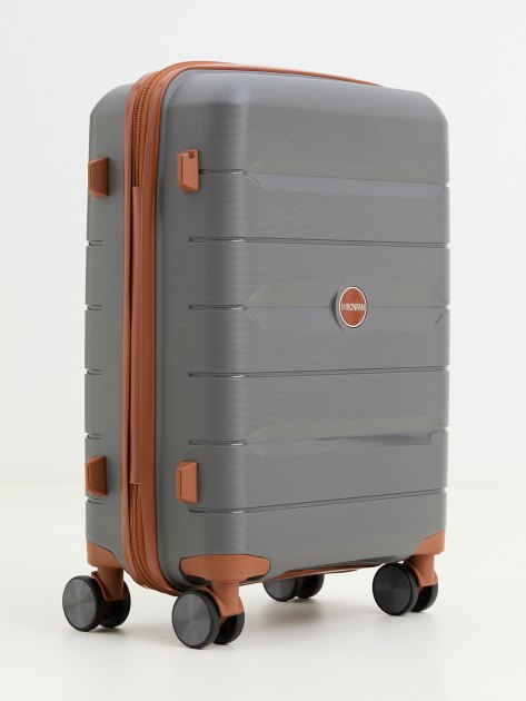 Чемодан MIRONPAN, Артикул 23102 S, серый | 4254118. Ракурс 3