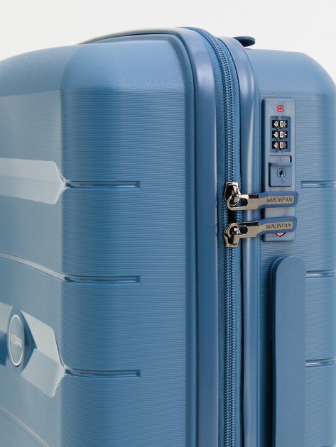 Чемодан MIRONPAN, Артикул 23102 S, серо-синий | 4254134. Ракурс 4