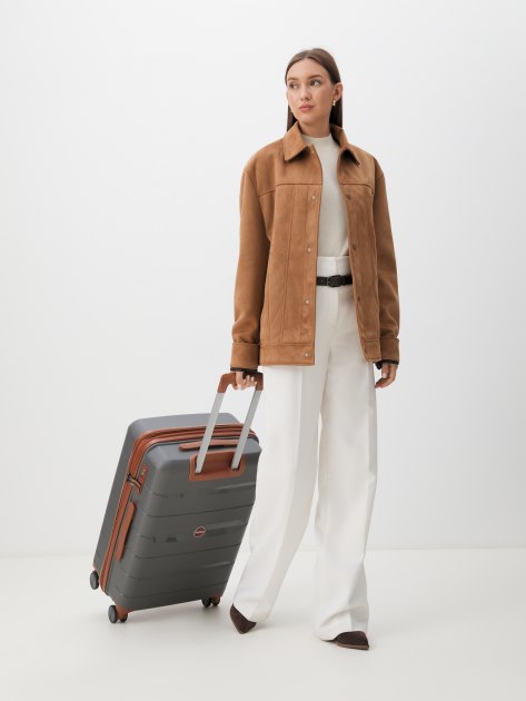 Чемодан MIRONPAN, Артикул 23102 M, серый | 4254147. Ракурс 2