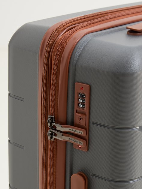 Чемодан MIRONPAN, Артикул 23102 M, серый | 4254147. Ракурс 4