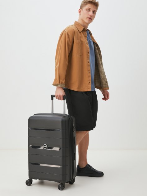 Чемодан MIRONPAN, Артикул 23102 M, черный | 4254151. Ракурс 2