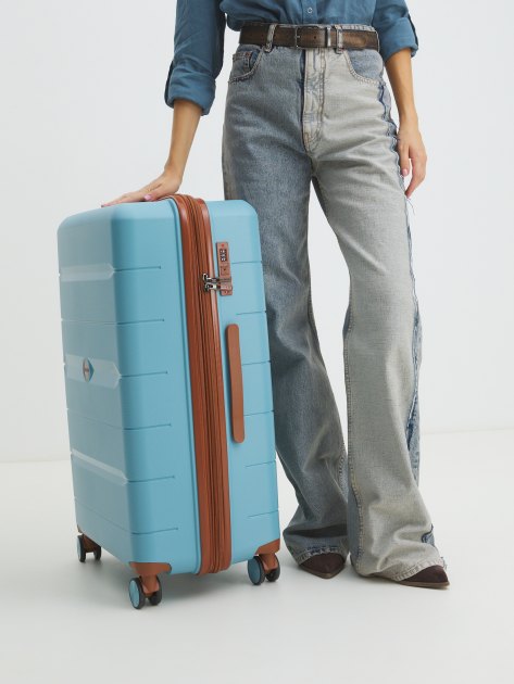 Чемодан MIRONPAN, Артикул 23102 L, голубой | 4254170. Ракурс 2