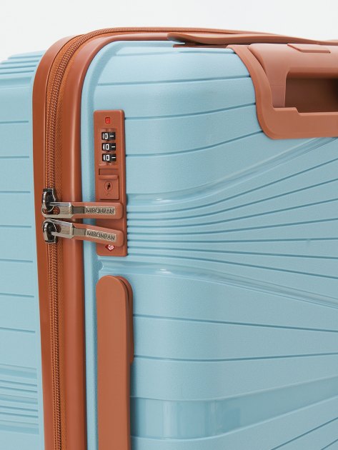 Чемодан MIRONPAN, Артикул 23103 S, голубой | 4254199. Ракурс 4