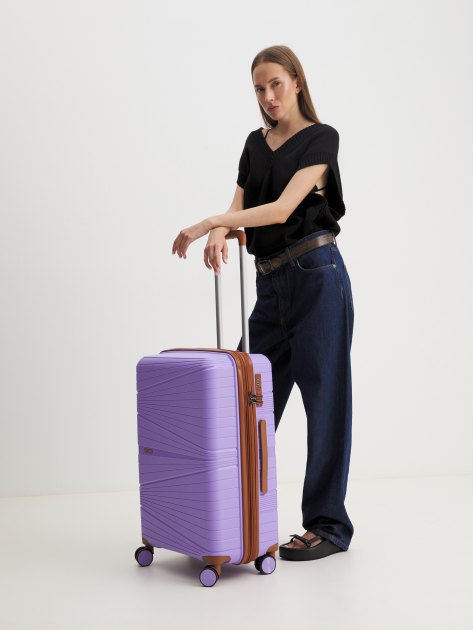 Женский чемодан MIRONPAN, Артикул 23103 M, сиреневый | 4254226. Ракурс 2