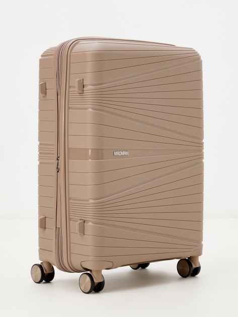 Чемодан MIRONPAN, Артикул 23103 M, серо-бежевый | 4254232. Ракурс 3