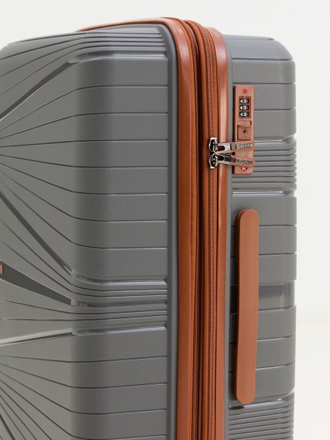 Чемодан MIRONPAN, Артикул 23103 M, серый | 4254234. Ракурс 4
