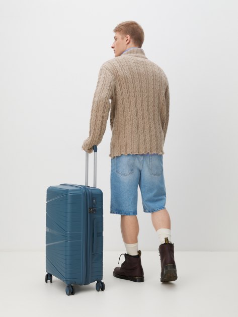 Чемодан MIRONPAN, Артикул 23103 M, серо-синий | 4254236. Ракурс 7