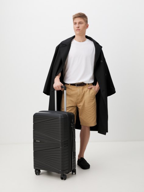 Чемодан MIRONPAN, Артикул 23103 M, черный | 4254238. Ракурс 2