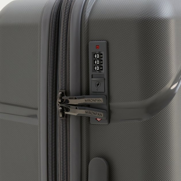 Чемодан MIRONPAN, Артикул 23104 M, серый | 4254321. Ракурс 3