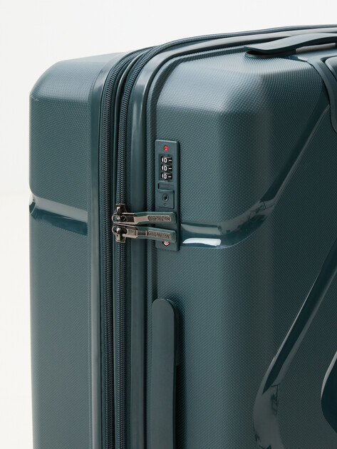 Чемодан MIRONPAN, Артикул 23104 M, серо-зеленый | 4254335. Ракурс 3