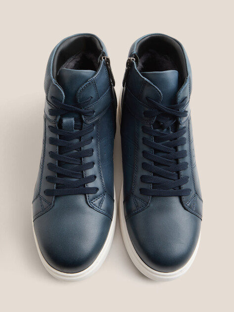 Мужские высокие кеды MAISON DAVID, Артикул TMH3124F-9, темно-синий | 4254759. Ракурс 5 Мужские высокие кеды MAISON DAVID, Артикул TMH3124F-9, темно-синий | 4254759. Ракурс 5