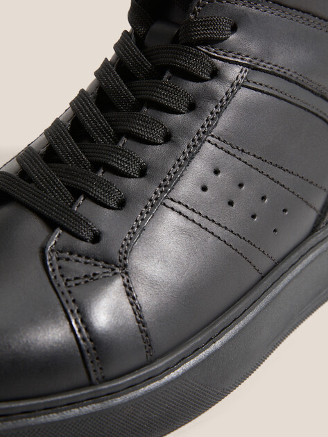 Мужские высокие кеды MAISON DAVID, Артикул TMH3124F-9, антрацитовый | 4254807. Ракурс 4