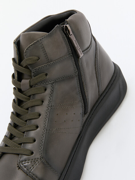Мужские высокие кеды MAISON DAVID, Артикул TMH3124F-9, серо-зеленый | 4254823. Ракурс 6