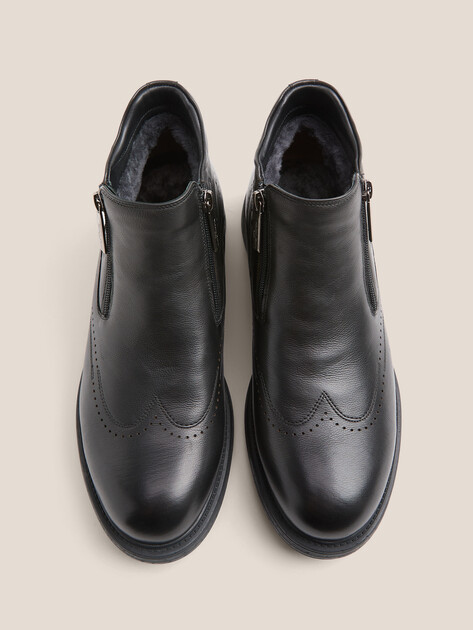 Мужские ботинки MAISON DAVID, Артикул TMH3146D-5, черный | 4254991. Ракурс 5