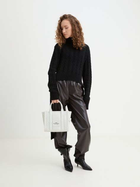 Женский тоут MARC JACOBS THE MINI CROC EMB TOTE BAG, Артикул H022L01RE22, бледно-серый | 4255880. Ракурс 7 Женский тоут MARC JACOBS THE MINI CROC EMB TOTE BAG, Артикул H022L01RE22, бледно-серый | 4255880. Ракурс 7