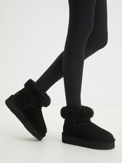 Женские угги TENDANCE, Артикул KX-2301-02, черный | 4255915. Ракурс 2 Женские угги TENDANCE, Артикул KX-2301-02, черный | 4255915. Ракурс 2