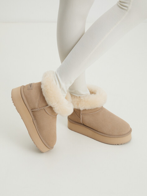 Женские угги TENDANCE, Артикул KX-2301-02, бежевый | 4255931. Ракурс 2 Женские угги TENDANCE, Артикул KX-2301-02, бежевый | 4255931. Ракурс 2