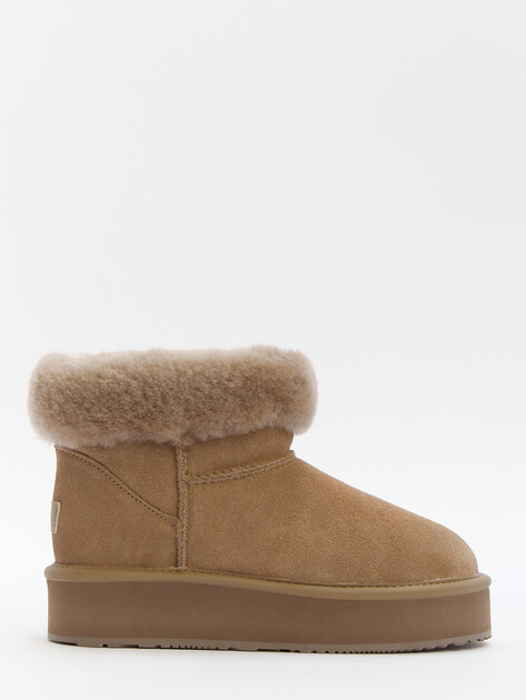 Женские угги TENDANCE, Артикул KX-2301-02, бежево-серый | 4255939. Ракурс 3 Женские угги TENDANCE, Артикул KX-2301-02, бежево-серый | 4255939. Ракурс 3