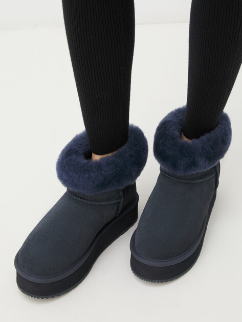 Женские угги TENDANCE, Артикул KX-2301-02, темно-синий | 4255979. Ракурс 7 Женские угги TENDANCE, Артикул KX-2301-02, темно-синий | 4255979. Ракурс 7