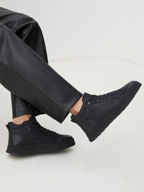 Мужские высокие кеды TENDANCE, Артикул SN235H-01, темно-синий | 4256070. Ракурс 2 Мужские высокие кеды TENDANCE, Артикул SN235H-01, темно-синий | 4256070. Ракурс 2