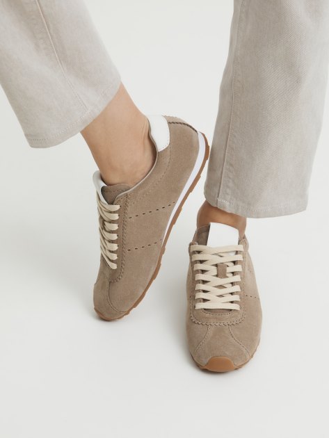 Женские кроссовки TENDANCE, Артикул RS-1HJ-1, серо-бежевый | 4256682. Ракурс 2