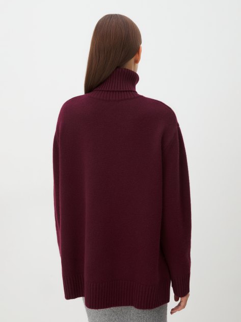 Женский свитер MAISON DAVID, Артикул 2023-111, винный | 4257536. Ракурс 4