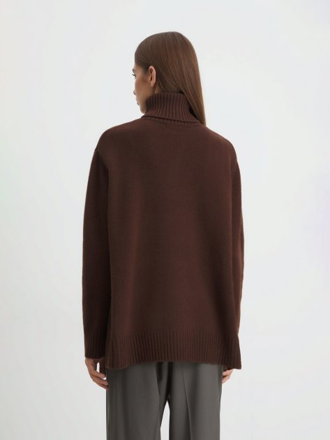 Женский свитер MAISON DAVID, Артикул 2023-111, темно-коричневый | 4257571. Ракурс 4 Женский свитер MAISON DAVID, Артикул 2023-111, темно-коричневый | 4257571. Ракурс 4