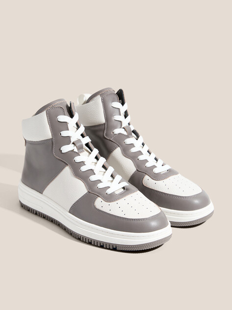 Мужские высокие кеды TENDANCE, Артикул TTFY6571R-01, серый | 4258647. Ракурс 3