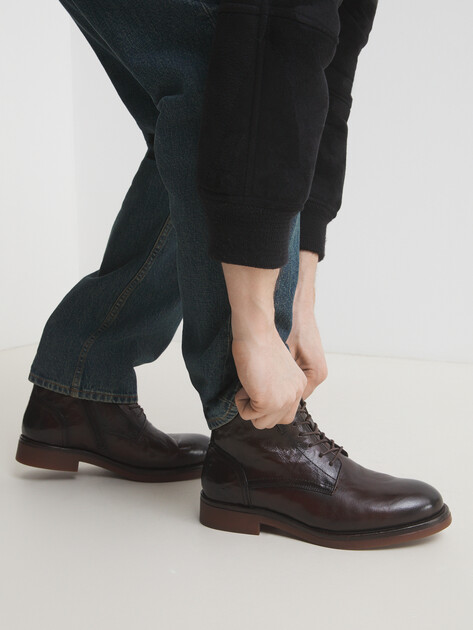 Мужские ботинки TENDANCE, Артикул TTJZHS2152-17, темно-коричневый | 4258824. Ракурс 2