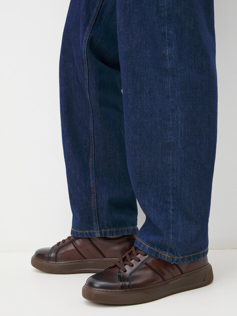 Мужские кеды TENDANCE, Артикул TTLZ202-504, темно-коричневый | 4259029. Ракурс 2