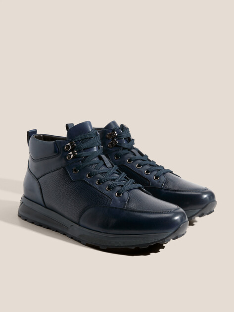 Мужские высокие кроссовки TENDANCE, Артикул TTLZA1215B-78, темно-синий | 4259152. Ракурс 3