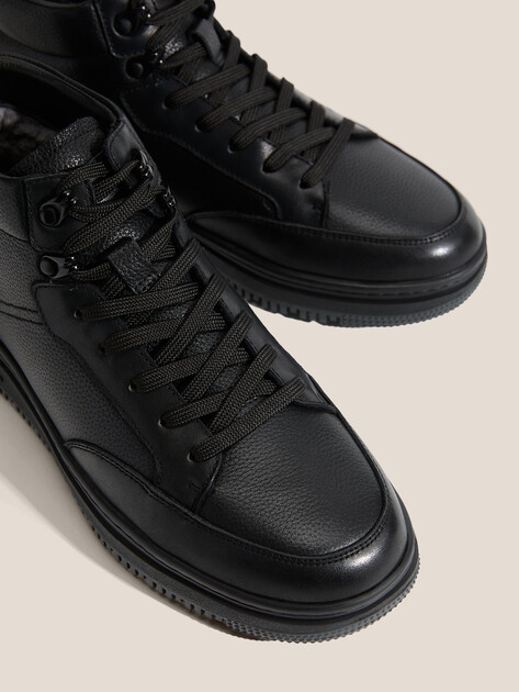 Мужские высокие кеды TENDANCE, Артикул TTJHFC00-1A, черный | 4259251. Ракурс 3