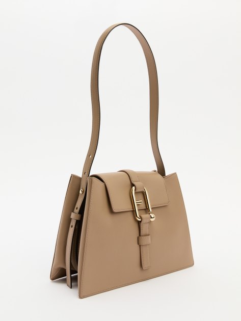 Женская сумка на плечо FURLA, Артикул FURLA NUVOLA S SHOULDER BAG, серовато-бежевый | 4259720. Ракурс 3 Женская сумка на плечо FURLA, Артикул FURLA NUVOLA S SHOULDER BAG, серовато-бежевый | 4259720. Ракурс 3